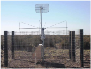 Butterfly antenna of the Auger Engineering Radio Array